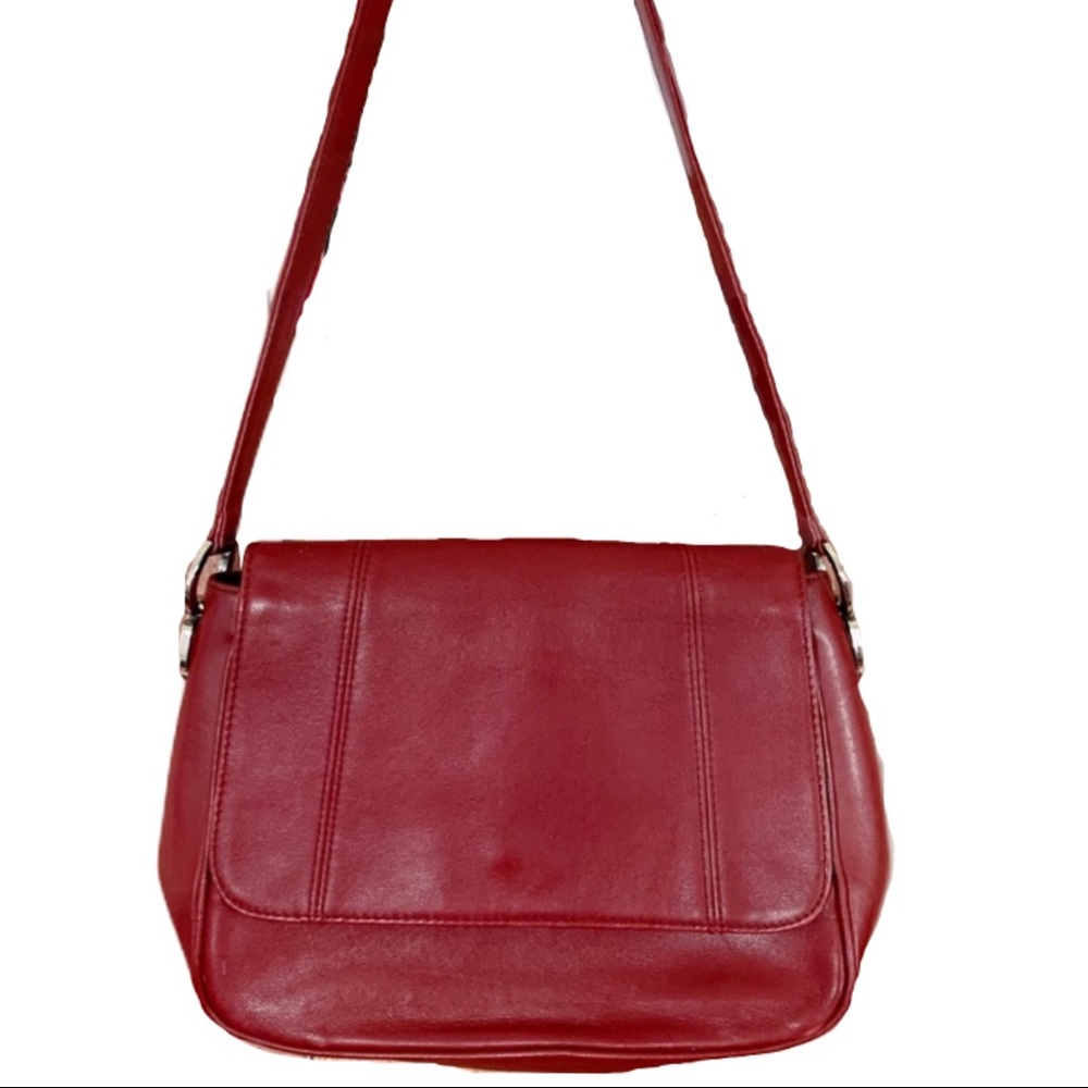 Worthington Red Shoulder Strap Purse - Picture 2 of 10